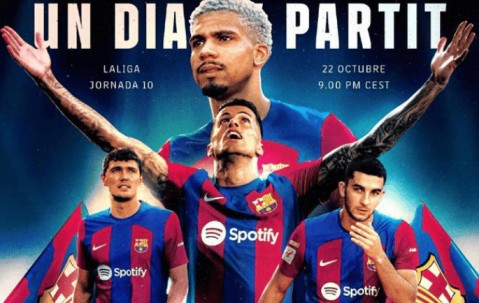 西甲第10轮，巴塞罗那主场对阵毕尔巴鄂