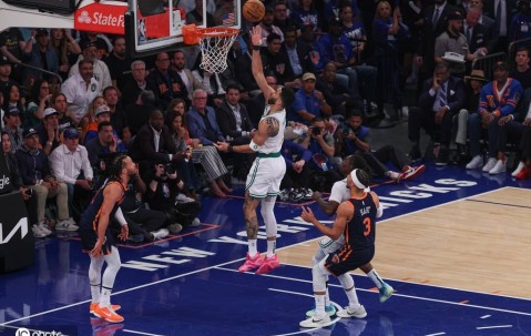 布伦森39分塔图姆42+8伤退 尼克斯胜绿军3-1夺赛点