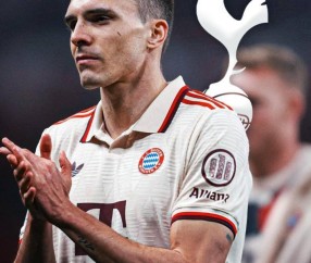 去年才5100万欧加盟拜仁！罗马诺：帕利尼亚已与热刺谈妥租借合同